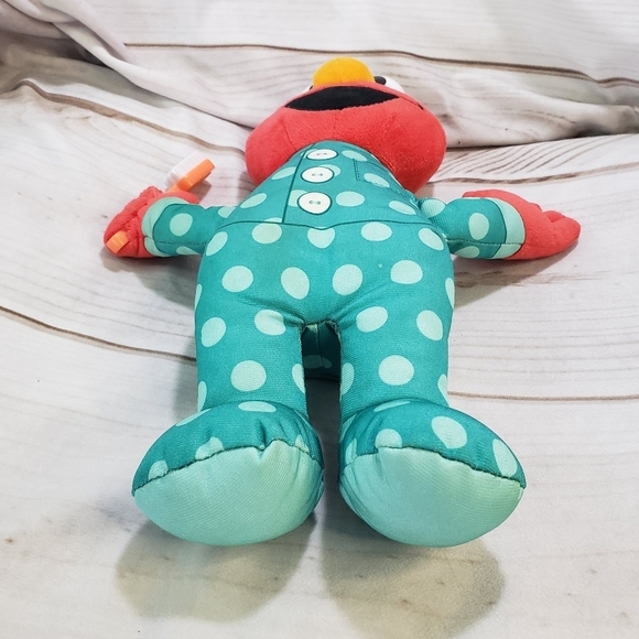 Hasbro Sesame Street Elmo Learn To Brush Your Teeth Interactive Plush Doll 12" - Picture 4 of 12